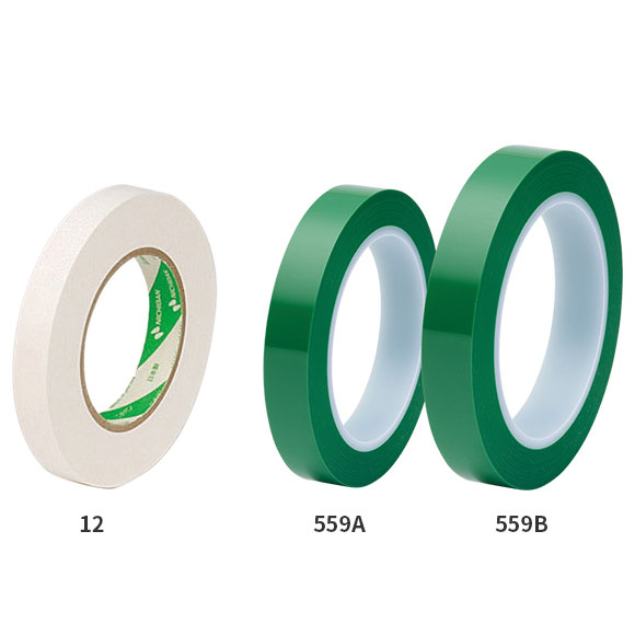 Nichiban White Masking Tape, Various Widths